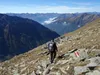 Abstieg von der Schönleitenspitze Richtung Lesachhütte