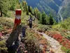 Abstieg von der Schönleitenspitze Richtung Lesachhütte