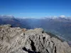 Blick vom Gipfel Schöttnerspitze Richtung NW