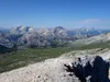 Blick vom Gipfel Seekofel Richtung SW Mitte Neunerspitze