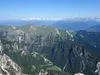 Blick vom Gipfel Seekofel Richtung NNW hinten die Zillertaler Alpen