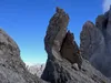 über den Klettersteig zum Gipfel Seekofel