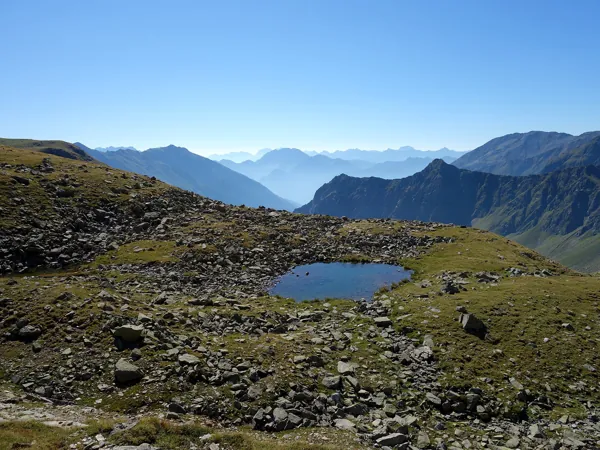 beim Sichelsee Blick Richtung SSO