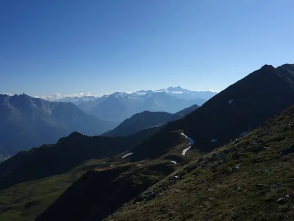 Gipfel Speikobden Blick Richtung Osten hinten der Großglockner