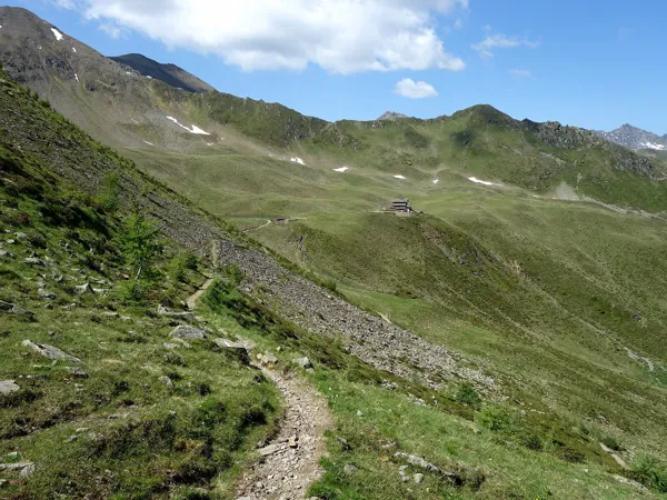 kurz vor der Zupalseehütte in der Bildmitte