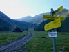 Aufstieg Richtung Hirtenhütte am Parditsboden Blick Richtung weiterer Aufstieg