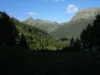 Aufstieg Richtung Hirtenhütte Blick Richtung Westen