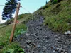 von der Hirtenhütte Aufstieg Richtung Spitzköfele