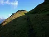 von der Hirtenhütte Aufstieg Richtung Spitzköfele