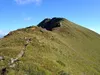von der Hirtenhütte Aufstieg Richtung Spitzköfele über Bergkamm