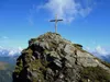 die letzten Meter über den Bergkamm