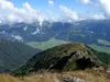 Blick vom Gipfel Spitzköfele Richtung Norden unten Obertilliach