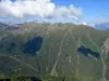 Blick vom Gipfel Spitzköfele Richtung Westen