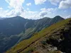 Blick vom Gipfel Spitzköfele Richtung SSO links die Reiterkarspitze
