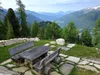 Start am Parkplatz Rieger Kaser mit Blick Richtung Süden