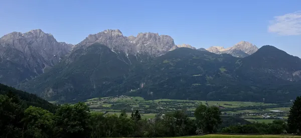 Aufstieg Richtung Stronachkogel Blick Richung Lienzer Dolomiten