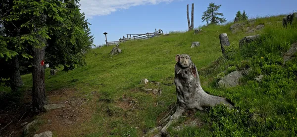 Aufstieg Richtung Stronachkogel bei Spielplatz