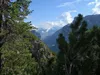 über den Dolomiten-Höhenweg Blick Richtung Norden