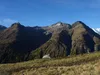 Aufstieg Richtung St Pöltner Hütte Blick Richtung SW Mitte rechts der Wildenkogel