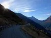 Aufstieg Richtung St Pöltner Hütte über Panoramaweg Blick zurück