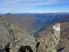 von der St Pöltner Hütte Aufstieg Richtung Taürnkogel Blick Richtung Norden unten Mittersill