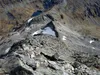 Tiefblick vom Gipfel Taürkogel Richtung St Pöltener Hütte Mitte links