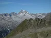 Blick vom Gipfel Weißes Beil Richtung Westen  Hochgall Zoom