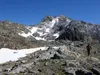 von Eisseehütte Richtung Wallhorntörl hinten Mitte rechts die Weißspitze