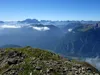Blick vom Ziethenkopf Richtung Süden hinten die KarnischenAlpen