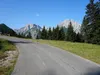 kurz vor Dolomitenhütte rechts der Spitzkofel