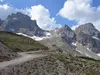 von der Dolomitenhütte Richtung Karlsbaderhütte