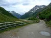vor Jagdhausalm Blick zurück auf Anfahrt