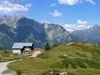 von Wetterkreuzhütte zur Zupalseehütte Blick zurück hinten Ochsenbug