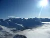 Blick vom Gipfel Figerhorn Richtung Süden re Hochschober Mitte Glödis