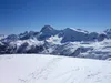 Blick vom Gipfel Großer Roßkopf Richtung SSO hinten Mitte Hohe Gaisl
