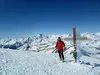 Ich am Hocharn hinten Mitte Großglockner