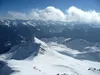 Blick vom Gipfel Hochgrubenkogel Richtung SO vorne li Ochsenkopf unten Aufstieg