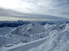 Blick vom Gipfel Hochkreuz Richtung SW vorne Mitte Scharnik
