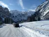 Start beim Parkplatz Alpengasthof Brückele hinten li Hohe Gaisl re Kleine Gaisl