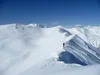 entlang Grat vor Blankenstein hinten Mitte Toblacher Pfannhorn