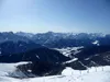 Blick vom Gipfel Toblacher Pfannhorn Ri SW unten Toblach
