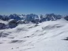 Blick vom Gipfel Östl Oberbachernspitze Richtung SSW