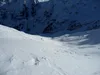 Einsattelung Spitzköfele Blick zurück auf Aufstieg