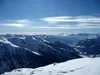 Blick vom Stanziwurten Richtung Süden Mitte hinten Hohe Warte