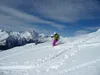 Abfahrt vom Stanziwurten zu den Mittner Kasern hinten Großglockner