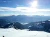Blick Vom Gipfel Straßkopf Richtung Süden hinten Lienzer Dolomiten
