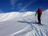 vom Hühnerspiel Richtung Schlichten hinten Mitte links das Toblacher Pfannhorn